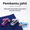 Mesin Jahit Genggam Mini Warna Putih/Biru – Praktis & Portable