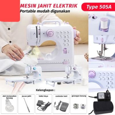 Mesin Jahit Mini Portable AOYING dengan Lampu
