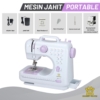 Mesin Jahit Mini Portable Bright Crown 505A – Multifungsi untuk Kreativitas Jahitmu