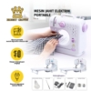 Mesin Jahit Mini Portable Bright Crown 505A – Multifungsi untuk Kreativitas Jahitmu