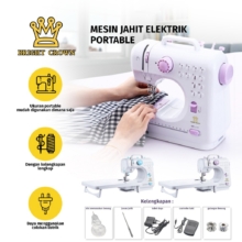 Mesin Jahit Mini Portable Bright Crown 505A – Multifungsi untuk Kreativitas Jahitmu