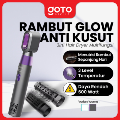 Sisir Pengering Rambut GOTO Hair Dryer Comb Hairco