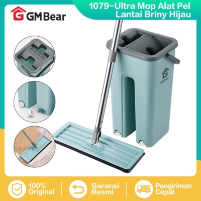 Pel Lantai Praktis GM Bear P0003 – Mop Otomatis Serbaguna