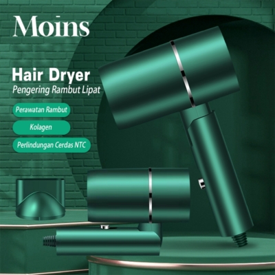 Pengering Rambut Lipat Teknologi Ion – Hemat Energi