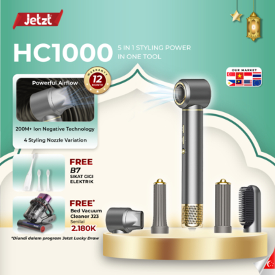 Pengering Rambut Ion Negatif Jetzt HC1000