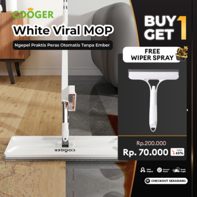 COOGER Alat Pel Serbaguna Microfiber Berdiri Otomatis