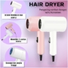 Pengering Rambut Mini Pink – Kekuatan Angin dan Suara Lembut