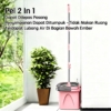 Pel Lantai 2 in 1 SEMUT BERSIH – Spin Mop Multifungsi