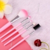 Set Kuas Makeup 5-in-1 dengan Tas Stylish