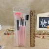 Set Kuas Makeup 5-in-1 dengan Tas Stylish