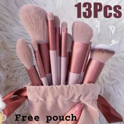 Set Kuas Makeup 13 Pcs – Lengkap untuk Riasan Perfect