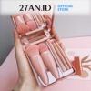 Kuas Makeup Mini yang Praktis dengan Cermin