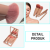 Kuas Makeup Mini Travel dengan Cermin