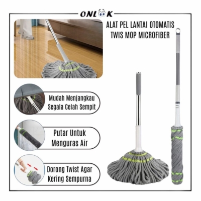 Alat Pel Twist Mop Otomatis yang Praktis