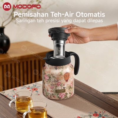 Tumbler Premium dengan Saringan Teh Stainless Steel
