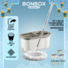 Bonbox Mop Pel Lantai 2 in 1 dengan Ember Spin