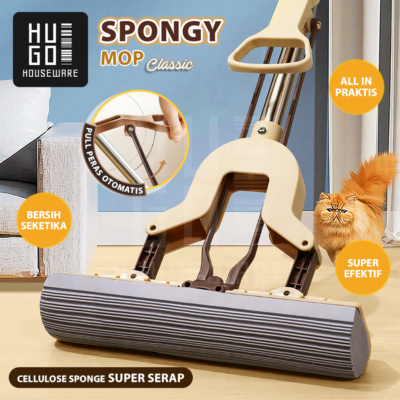 HUGO Ultra Mop Pel Lantai Spons Kering Instan