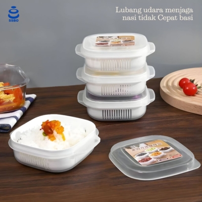 Kotak Penyimpanan Makanan Saringan SSBO