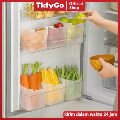 Tempat Penyimpanan Kulkas Transparan TidyGo