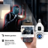 Kamera CCTV Lensa Ganda V380