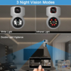 Kamera CCTV V380 Pro 360° dengan Penglihatan Malam