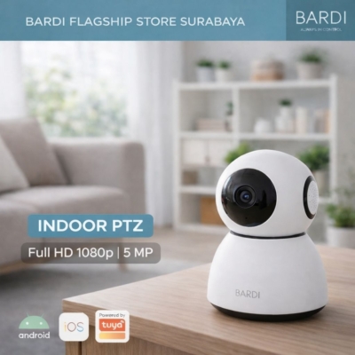 Kamera Pengawas Pintar BARDI Indoor PTZ 360° – 5MP