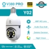 Kamera CCTV Indoor V380 PRO Y02 4MP Smart dengan Deteksi Gerakan & Penglihatan Malam