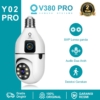 Kamera CCTV V380 Pro Y02pro – Dual Lens Full HD dengan Night Vision
