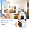 Kamera CCTV V380 Pro Y02pro – Dual Lens Full HD dengan Night Vision