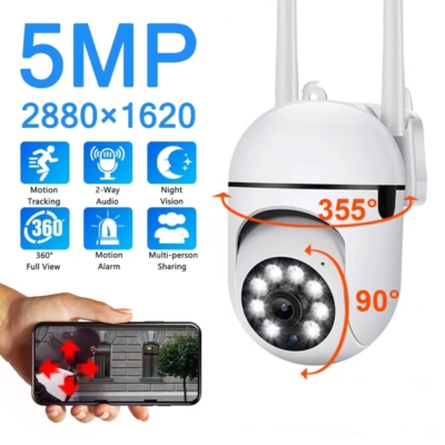 Kamera IP Outdoor Resolusi Tinggi 8MP
