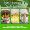 Deep Fryer Stainless 4in1 – Multifungsi Praktis untuk Dapur