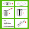 Deep Fryer Stainless 4in1 – Multifungsi Praktis untuk Dapur