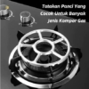 Panci Penggorengan 4 in 1 Stainless Steel Multifungsi