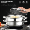 Panci Kukus Stainless Steel 28cm – Praktis dan Tahan Lama