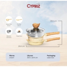 Set Panci Anti Lengket Cypruz Baby Collection 4 Pcs